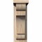 Ekena Millwork New Brighton Smooth Corbel w/Backplate, Douglas Fir, 5 1/2"W x 12"D x 16"H COR06X12X16NEB01SDF - alternate 2